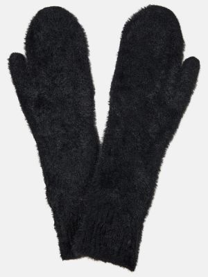 Pletené rukavice Isabel Marant černé