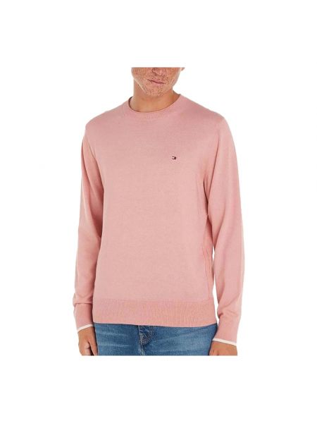 Jersey de algodón de tela jersey Tommy Hilfiger rosa