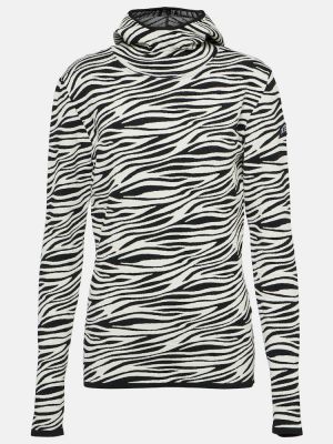 Jacquard hoodie mit print mit zebra-muster Jet Set