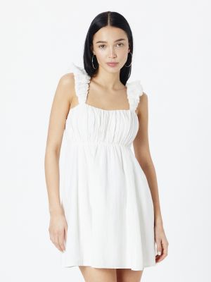 Μini φόρεμα Abercrombie & Fitch λευκό
