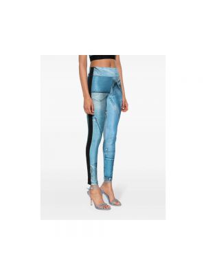 Leggings Versace Jeans Couture azul