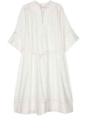Midi haljina Yves Salomon bijela