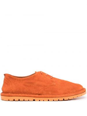 Pantofi oxford din piele de căprioară Marsell portocaliu