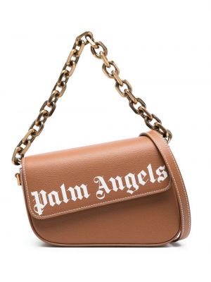 Trykt kjedeposer Palm Angels brun