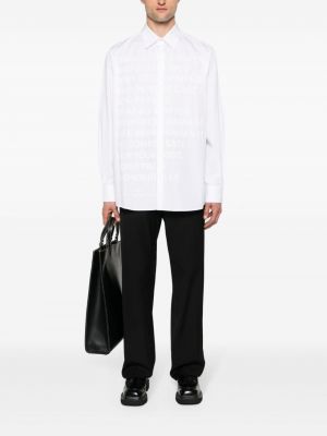 Hemd aus baumwoll mit print Valentino Garavani weiß