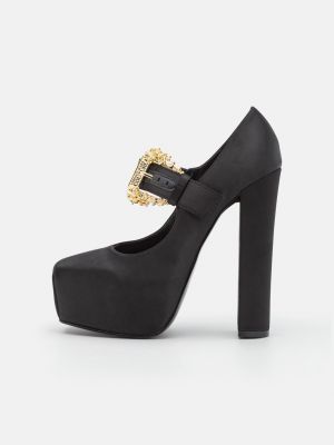 Туфли на платформе Versace Jeans Couture черные