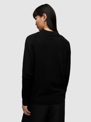 Шерстяной свитер Allsaints черный