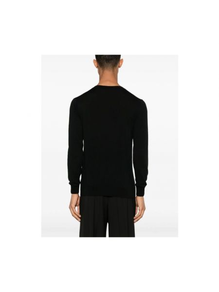 Jersey de lana de tela jersey Tagliatore negro