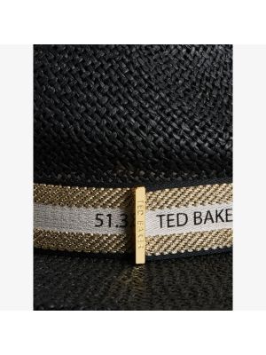 Соломенная шляпа Ted Baker черная