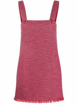 Tweed dress Pinko rød