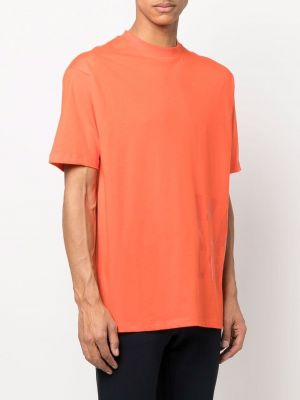 Tričko s kulatým výstřihem Karl Lagerfeld oranžové