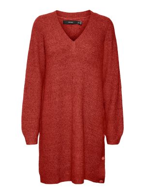 Robe en tricot Vero Moda rouge