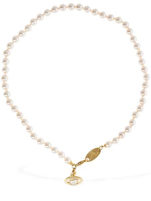 Collar con perlas Vivienne Westwood dorado