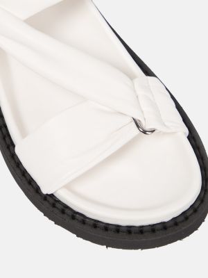 Sandale din piele cu platformă Isabel Marant alb