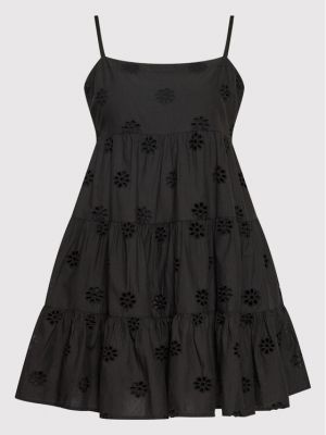 Černé šaty na léto s výšivkou Seafolly