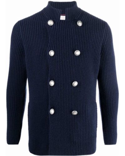 Cardigan tricotate Brunello Cucinelli albastru