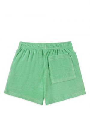 Shorts de sport en coton Sporty & Rich vert