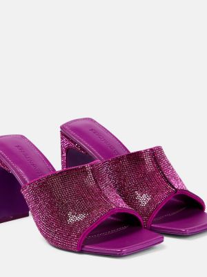 Sandales en cristal Simkhai rose