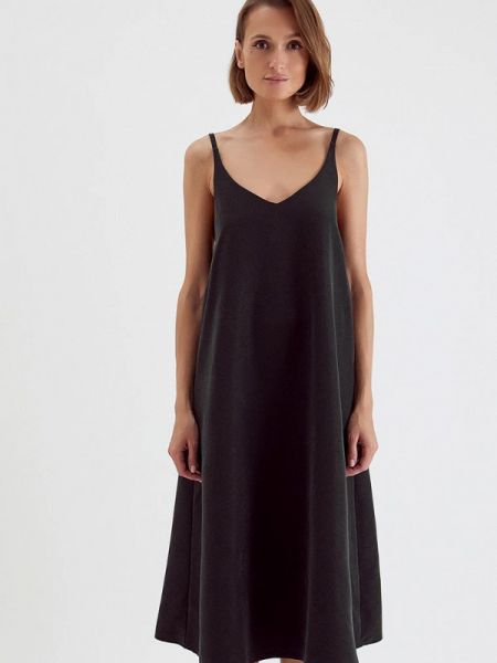 Платье Unique Fabric черное