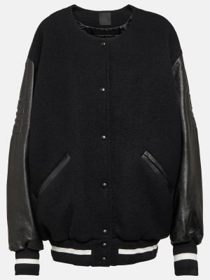 Шерстяная куртка оверсайз Givenchy черная