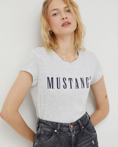 Тениска Mustang сиво