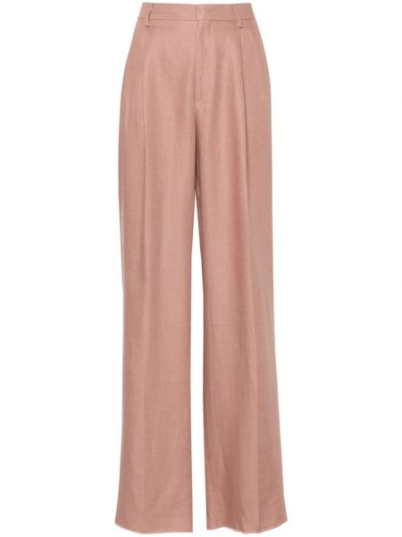 Rovné kalhoty Tagliatore růžové