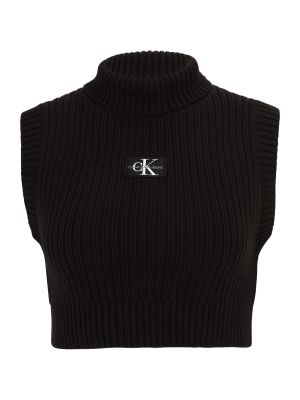 Pulover fără mâneci din bumbac tricotate Calvin Klein Jeans