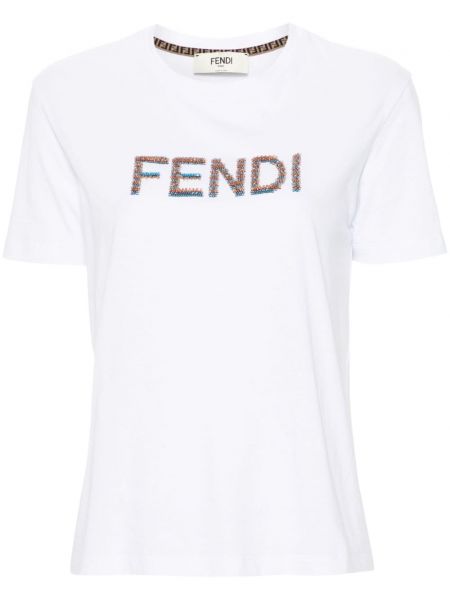 T-shirt Fendi hvid