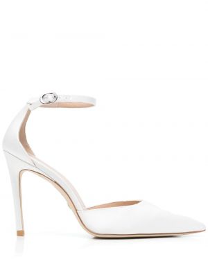 Stropper pumper Stuart Weitzman hvit