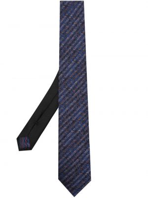 Selyem nyakkendő Missoni kék