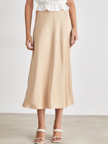 Длинная юбка DKNY, песочный