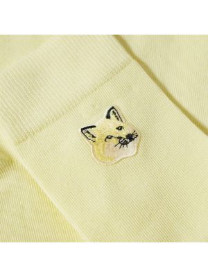 Носки Maison Kitsune Tonal Fox с нашивкой в ​​виде головы