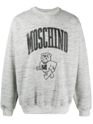 Rund hals sweatshirt Moschino grå