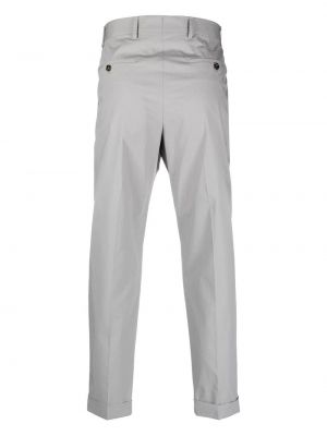 Plisované kalhoty Dell'oglio šedé