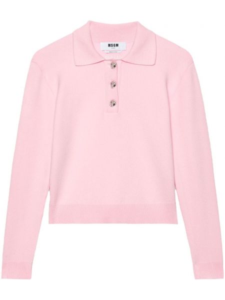 Triko uzun üst Msgm pembe