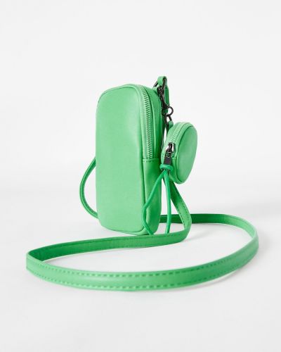 Чанта през рамо Bershka зелено