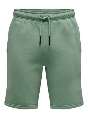 Спортни панталони Only & Sons зелено