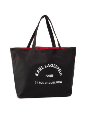 Bevásárlótáska Karl Lagerfeld fekete