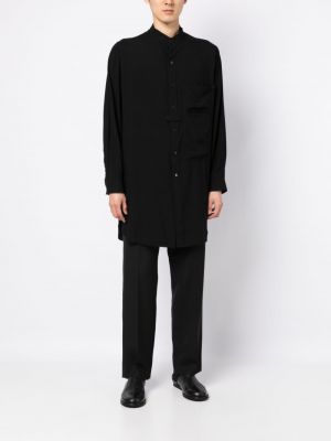 Długa koszula oversize Yohji Yamamoto czarna