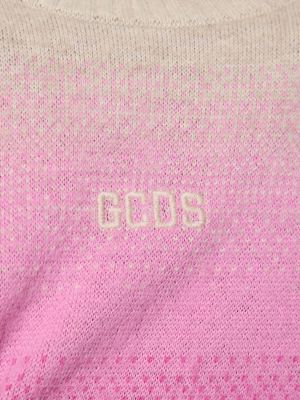 Puloverel de lână Gcds roz