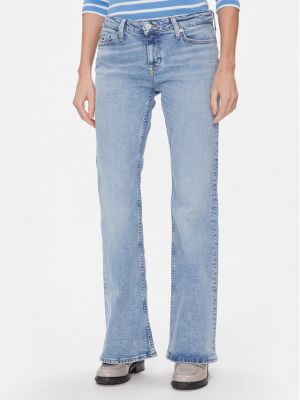 Traperice bootcut Tommy Jeans plava
