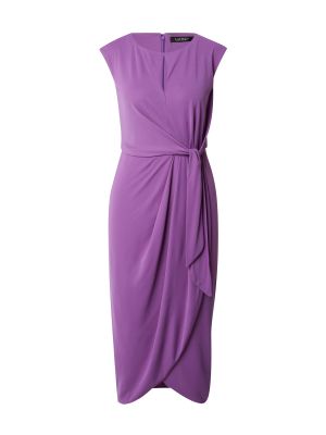 Коктейлна рокля Lauren Ralph Lauren виолетово