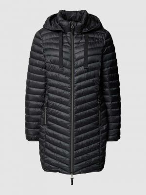 Pikowana kurtka z kapturem Christian Berg Woman Selection czarna