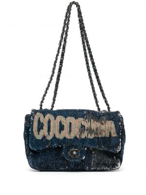 Чанта за ръка Chanel Pre-owned синьо