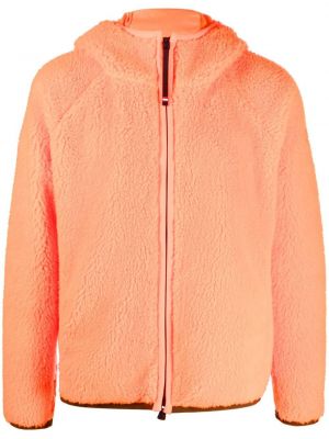 Hette fleece zip lang jakke Moncler Grenoble oransje