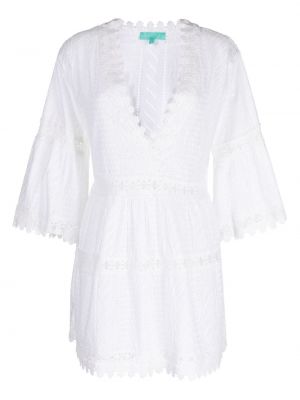 Pamučna haljina Melissa Odabash bijela