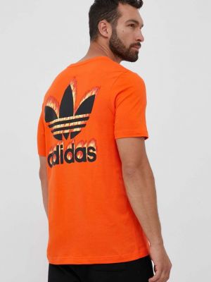 Tricou Adidas Originals portocaliu