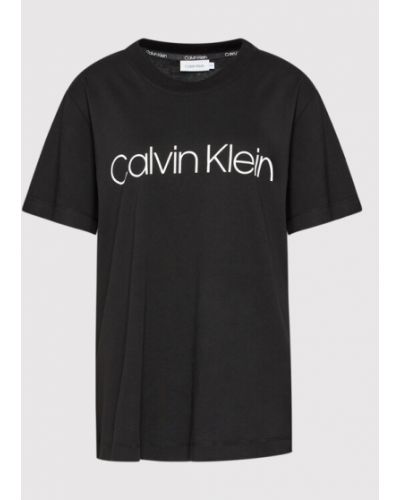T-shirt Calvin Klein Curve nero