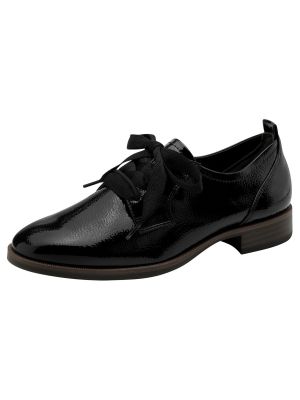 Ilgaauliai batai su raišteliais Tamaris juoda