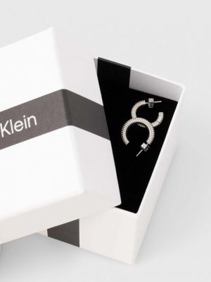Náušnice Calvin Klein stříbrné
